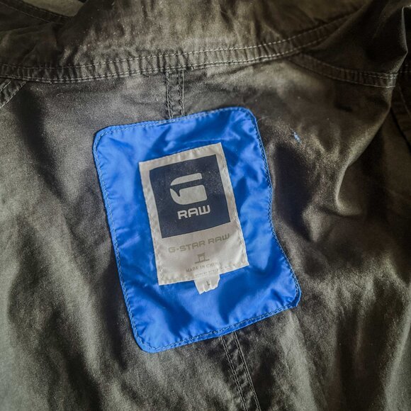 G-STAR brand light men's jacket/overshirt Military style Used gently - Picture 8 of 14